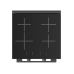 EFS6010APINDB Euromaid  60cm 11 Function Pyrolytic Induction Freestanding Cooker 
